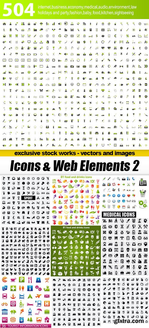 Icons & Web Elements 2 - 25xEPS