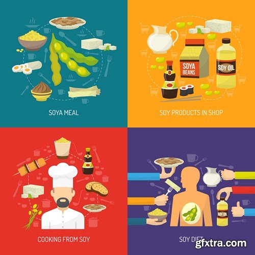 Flat Vector Design 20 - 25xEPS