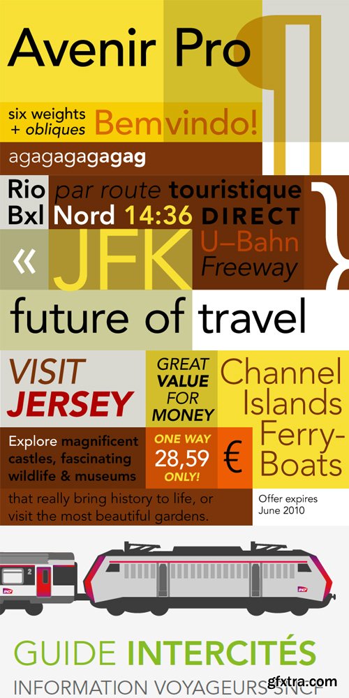 Avenir Pro Font Family $470