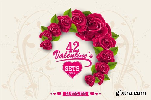 CreativeMarket Valentine's Day Sets - Vol 1 483359