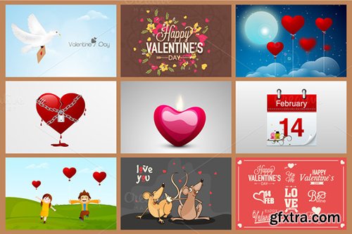 CreativeMarket Valentine's Day Sets - Vol 1 483359