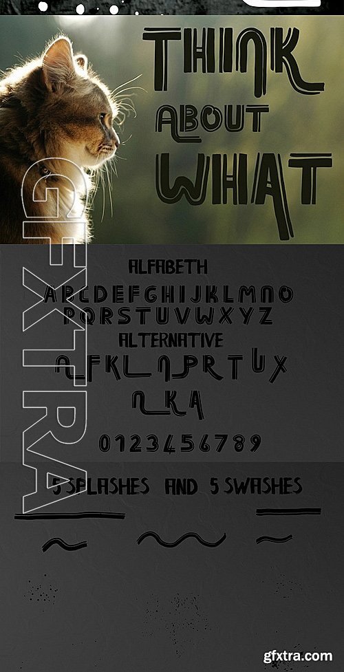 CM - Kavensky Brush Font 488487