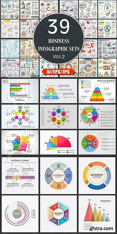 CM - Business Infographics Bundle - Vol 2 484285