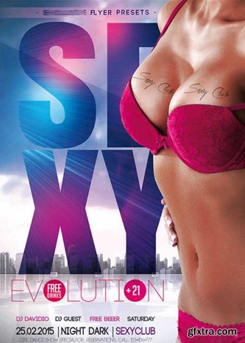 Sexy Evolution Premium Flyer Template