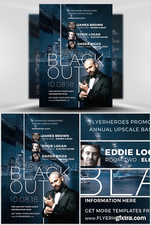 Blackout Nightclub Flyer Template