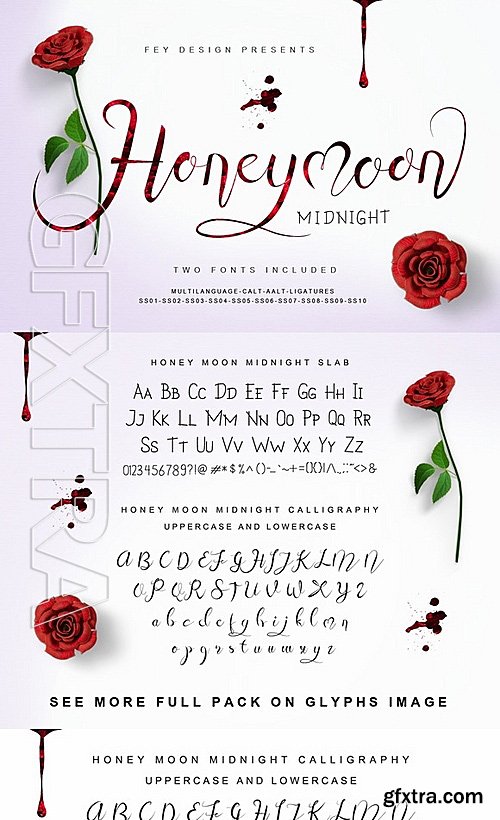 CM - Honey Moon Midnight - Two Fonts 489638