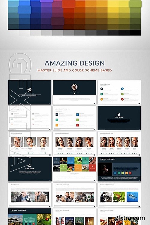 CM - Pitcher Powerpoint template 489507