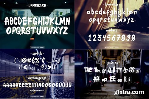 Creativemarket LaSpacino Typeface 491699