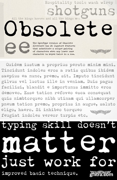 Obsolete Font Family