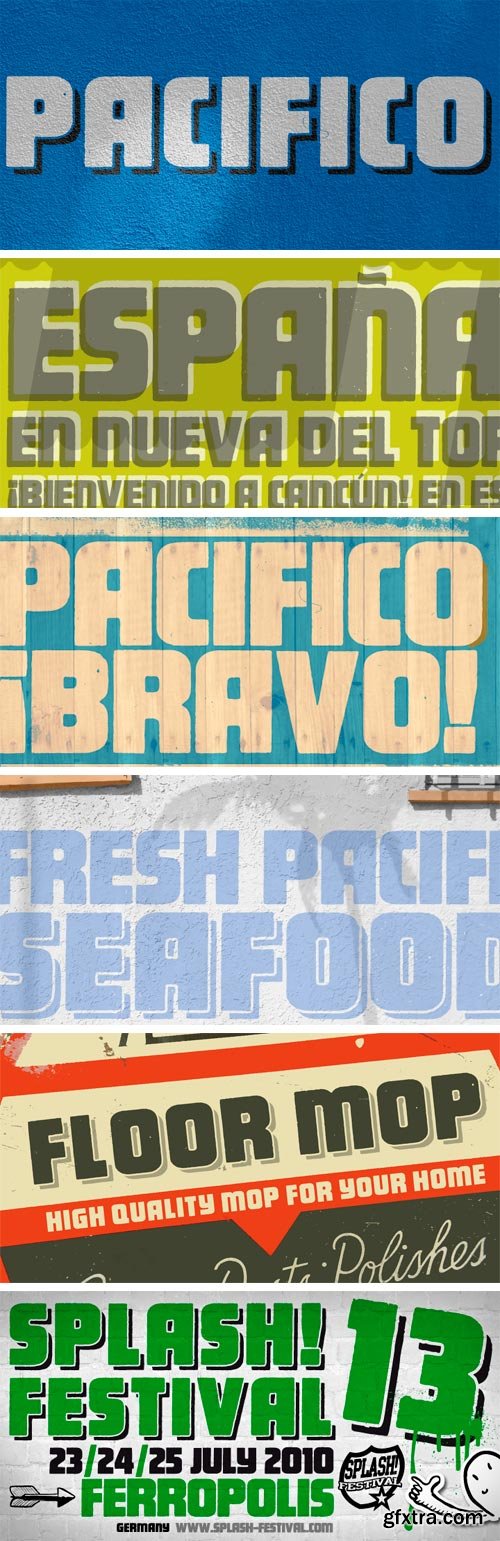 Pacifico Font Family