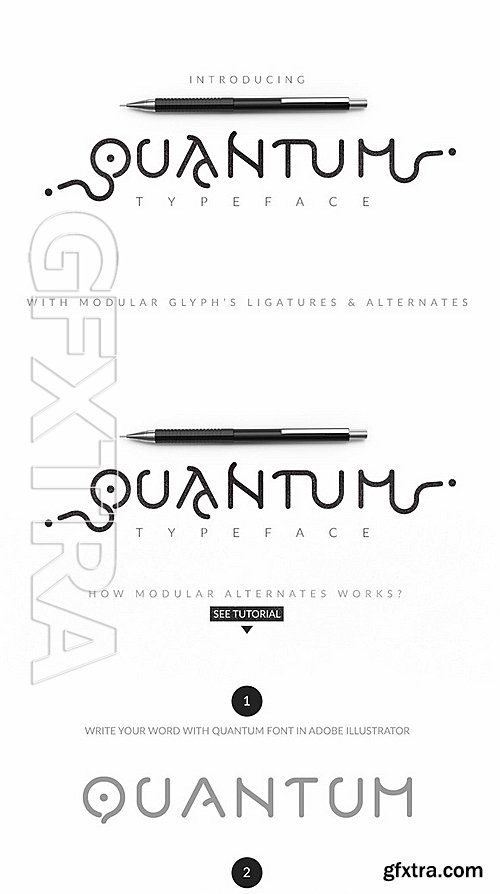 CM - Quantum Typeface 490934