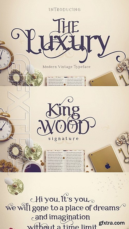 CM - The Luxury Font 491106