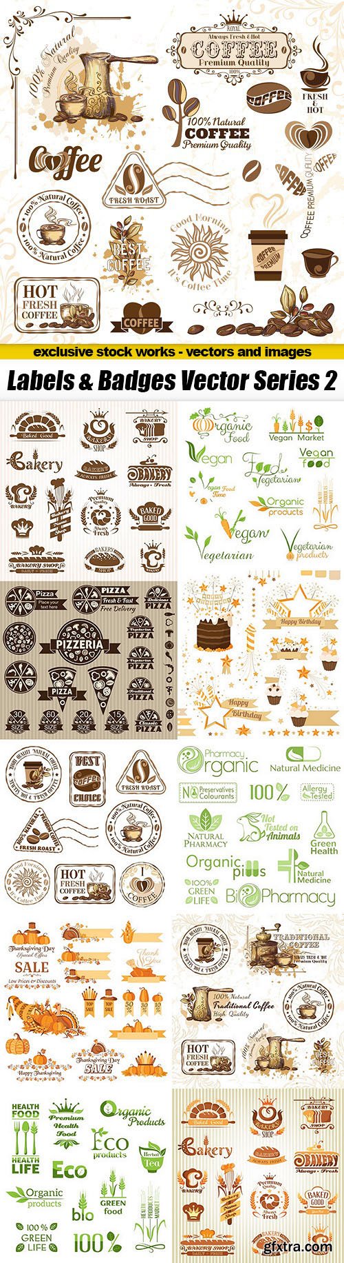 Labels & Badges Vector Series 2 - 11xEPS