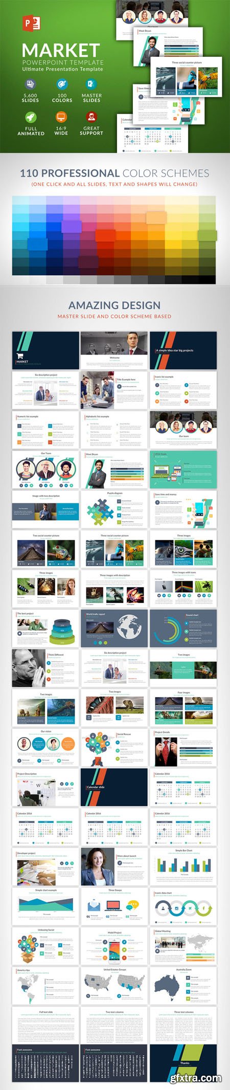 CM - Market | Powerpoint template 489474