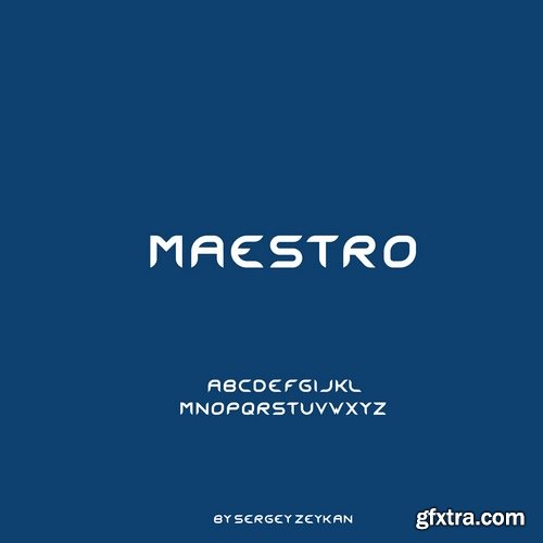 Maestro font