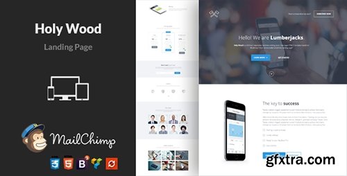 ThemeForest - Holy Wood v1.0 - Multipurpose WordPress Landing Page - 13563689