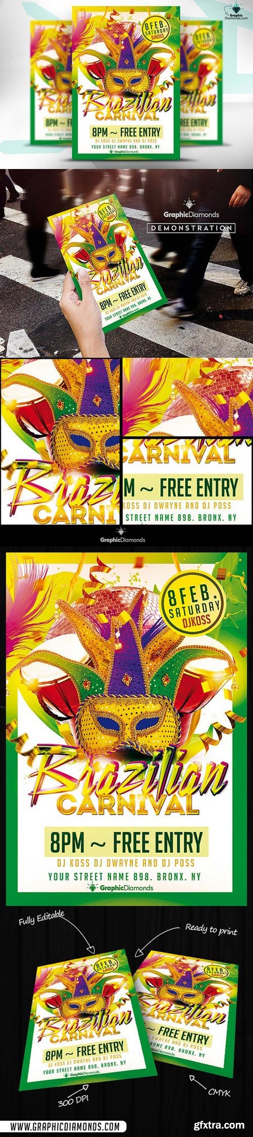 CM - Brazilian Carnival Flyer 484263