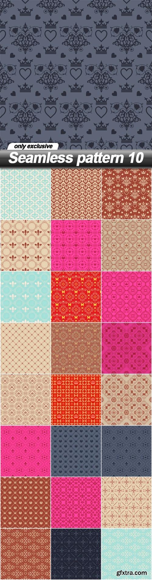 Seamless pattern 10 - 25 EPS