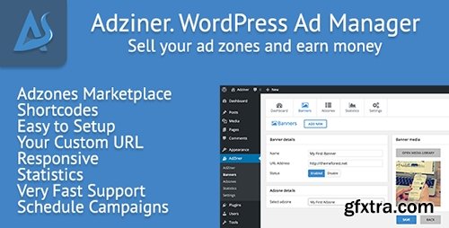 CodeCanyon - Adziner v1.2 - WordPress Advertising Manager Plugin - 13845208