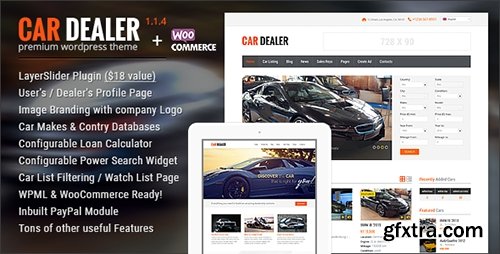 ThemeForest - Car Dealer v1.1.4 - Auto Dealer Responsive WP Theme - 8574708