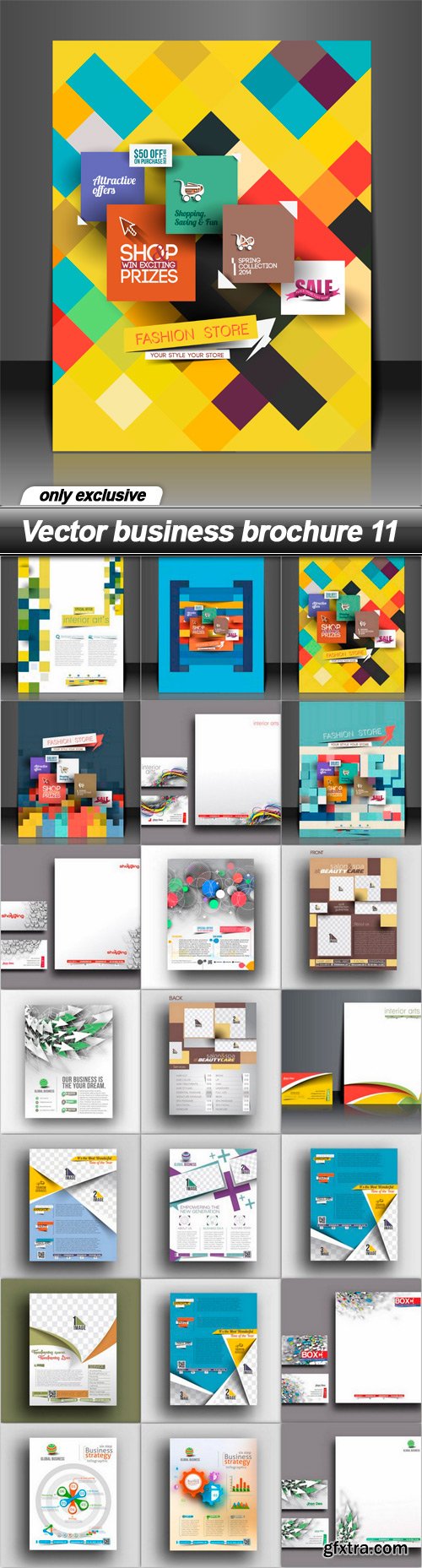 Vector business brochure 11 - 21 EPS