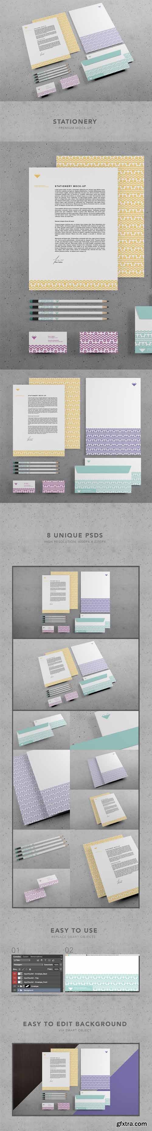 CM - Branding Stationery premium mock-up 398125