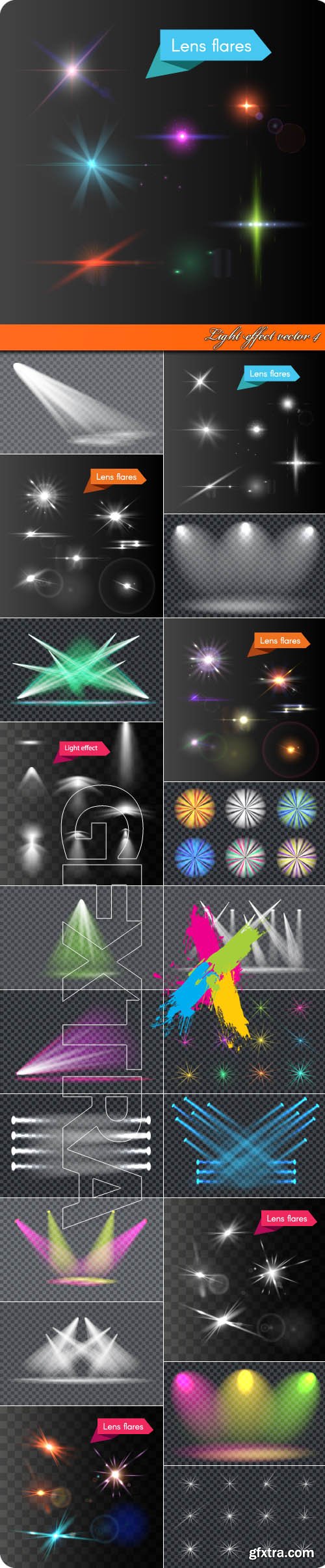 Light effect vector 4