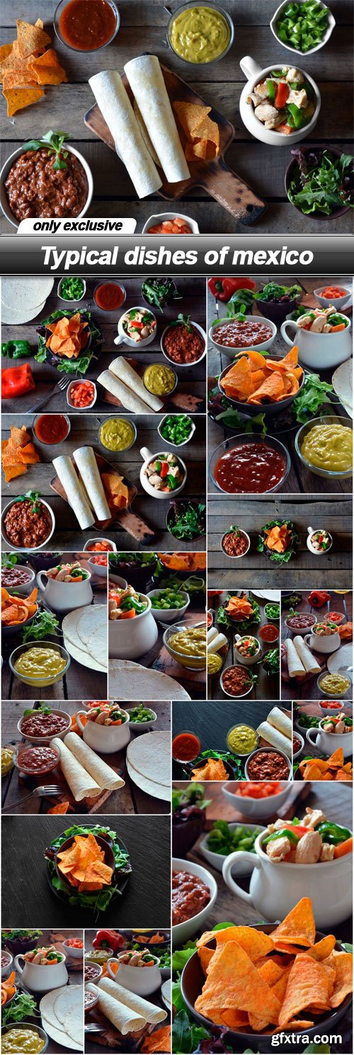 Typical dishes of mexico - 15 UHQ JPEG