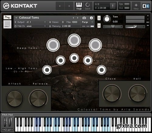 ARIA Sounds Colossal Toms KONTAKT DVDR-DISCOVER