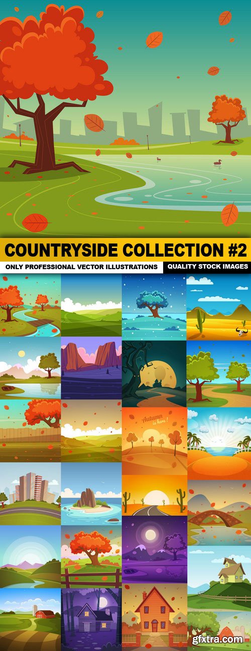 Countryside Collection #2 - 25 Vector