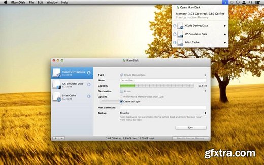 iRamDisk 3.5.4 (Mac OS X)