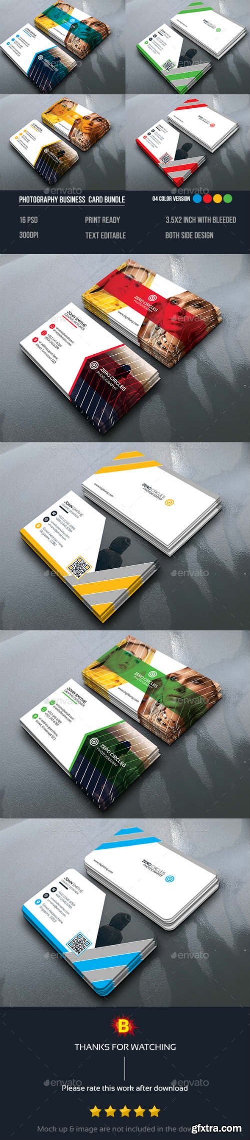 GR - Photography Business Card Bundle 14153049