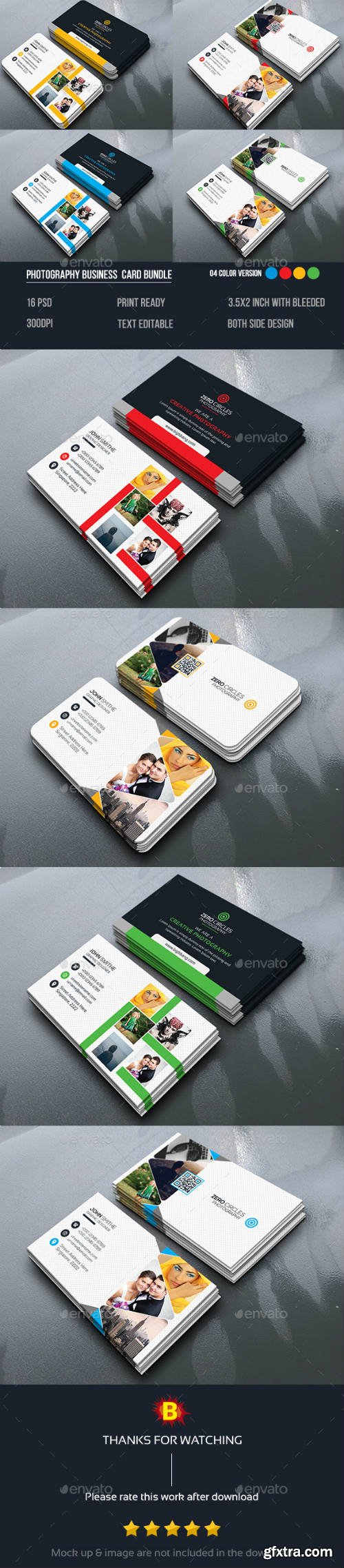 GR - Photography Business Card Bundle 14153019