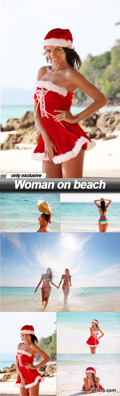 Woman on beach - 6 UHQ JPEG