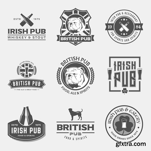 Labels & Badges Vector Series 4 - 19xEPS