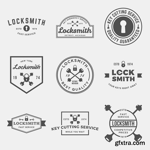 Labels & Badges Vector Series 4 - 19xEPS