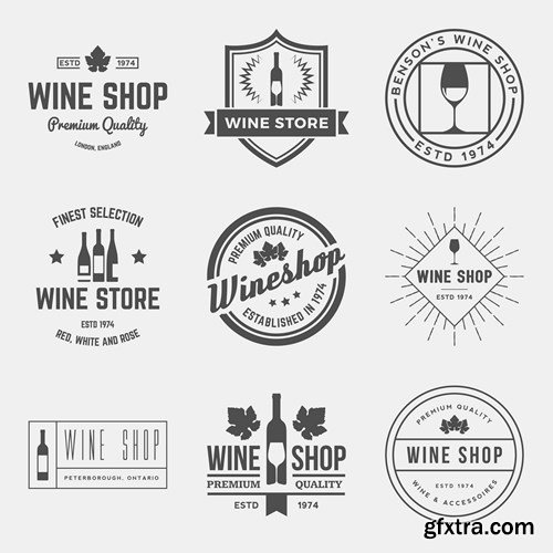 Labels & Badges Vector Series 4 - 19xEPS