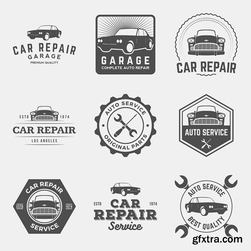 Labels & Badges Vector Series 4 - 19xEPS