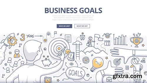 Doodle Business Concept 2 - 23xEPS