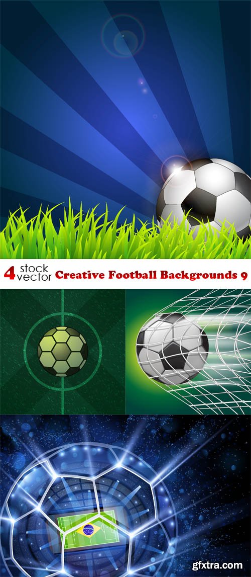 Vectors - Creative Football Backgrounds 9