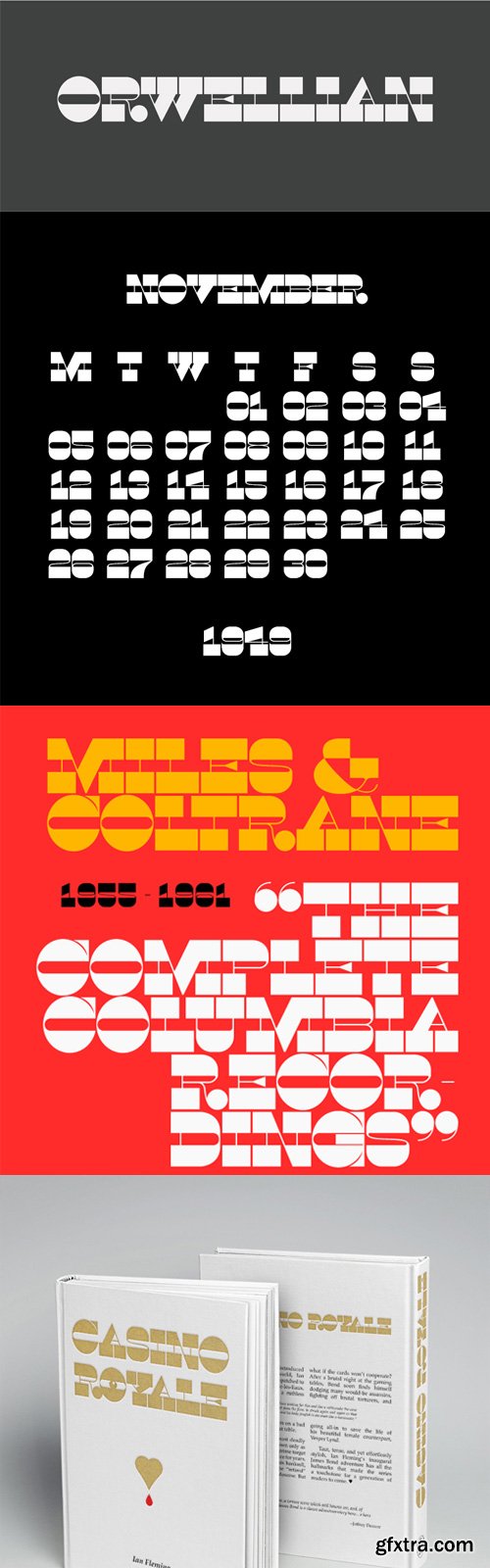 Orwellian Font Family $35