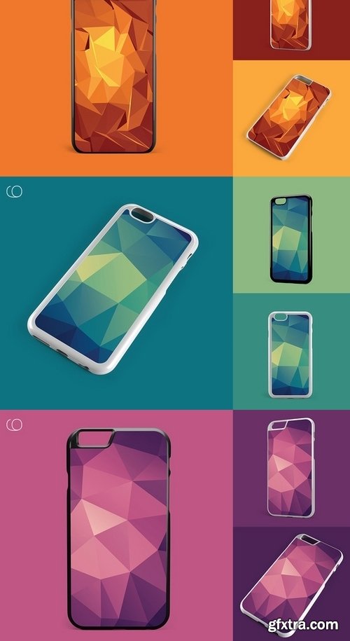 CM - Iphone Pack - 2d Case Mock-Up 492175