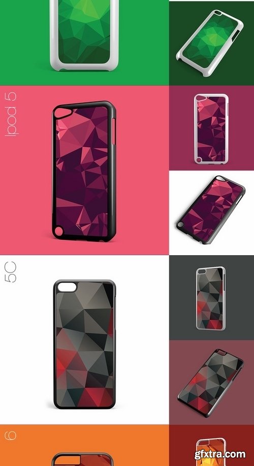 CM - Iphone Pack - 2d Case Mock-Up 492175