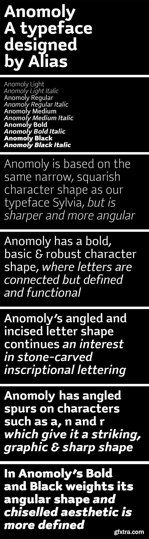 Anomoly Font Family