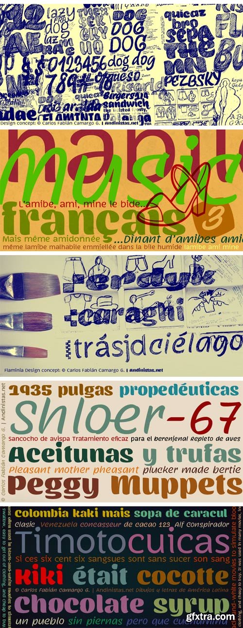 Flaminia Font Family