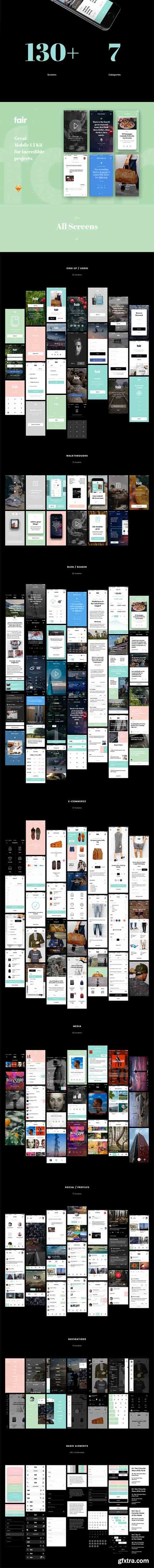 CM - Fair UI Kit (130+ iOS screens) 463370