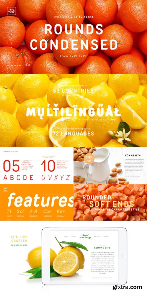 TT Rounds Condensed Font Family $120