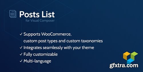 CodeCanyon - Posts List for Visual Composer v1.3.8 - 9456666