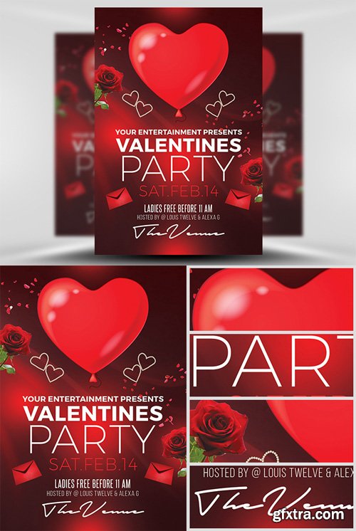 Valentine’s Day Flyer Template