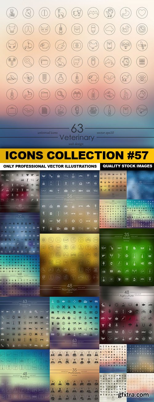 Icons Collection #57 - 19 Vector